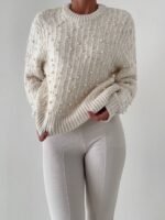 Дамски пуловер фино плетиво