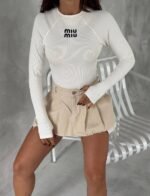 Дамско боди MIU MIU в три цвята - Image 6