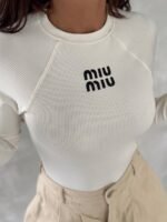 Дамско боди MIU MIU в три цвята - Image 2