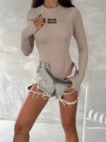 Дамско боди MIU MIU в три цвята - Image 7