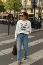 Памучна блуза MUI MUI - Image 2