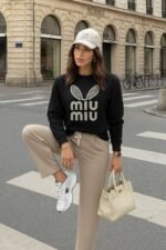 Памучна блуза MUI MUI - Image 3